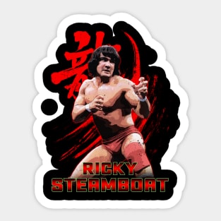 Ricky The Dragon Steamboat Clawmark Tee Sticker